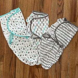 2/$15 | Pack of 3 Newborn Swaddle Blankets